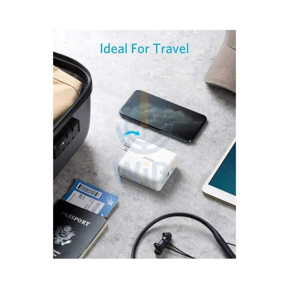 Anker PowerCore III Fusion 5k Adapter - 18W / USB-C / USB / White