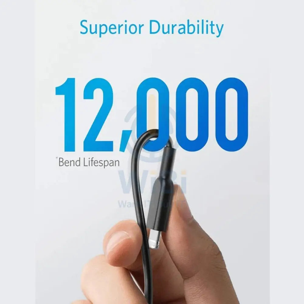 Anker PowerLine II Lightning (1.8m/6ft) C89 - Black Accessories > Cables & Converters > Cables > Offer Zone