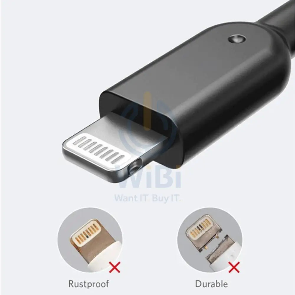 Anker PowerLine II Lightning (1.8m/6ft) C89 - Black Accessories > Cables & Converters > Cables > Offer Zone