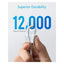 Anker PowerLine II Lightning Cable - USB 2.0 / 1.8m / White