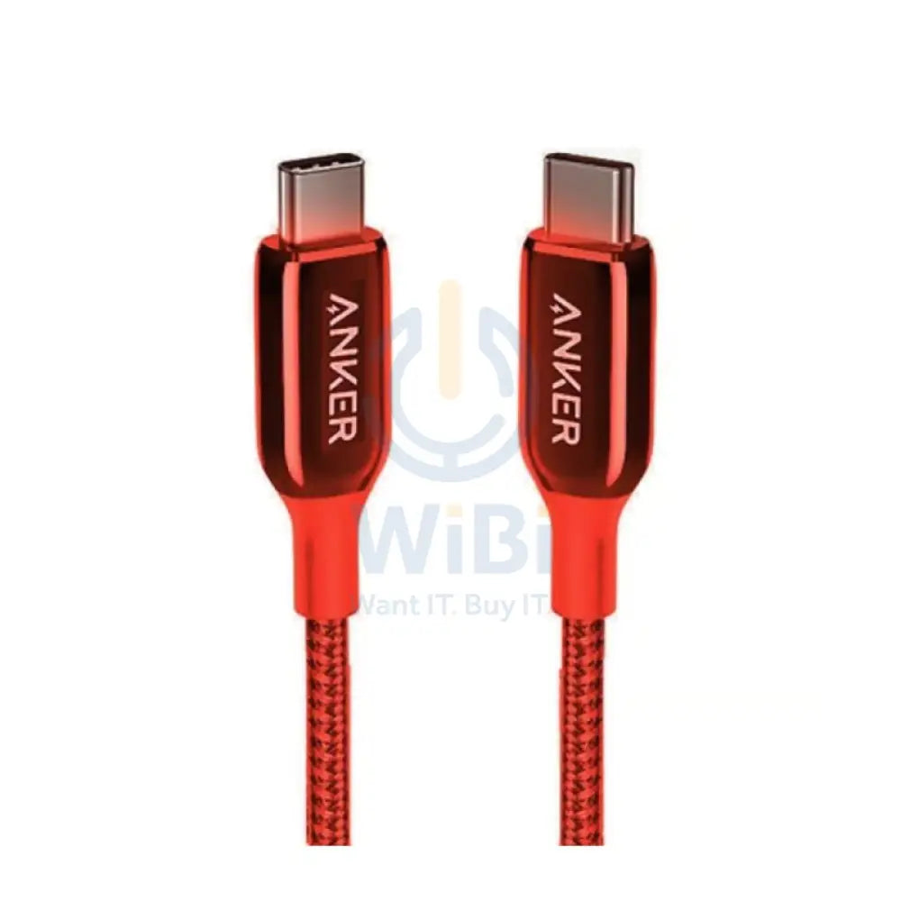 Anker PowerLine + III Charging Cable - USB-C / 1.8 Meter / Red Accessories > Cables & Converters > Cables
