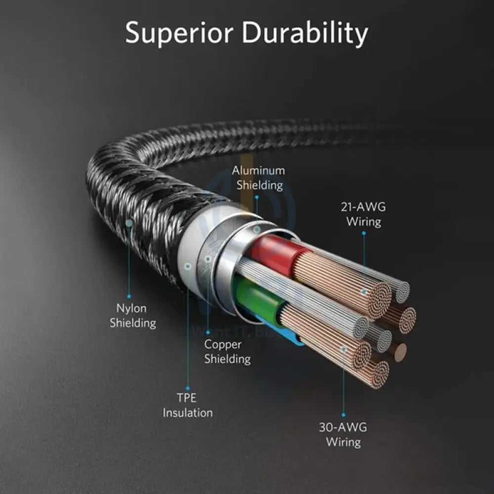 Anker PowerLine + III USBC to Lightning - 0.9m / Black Accessories > Cables & Converters > Cables > Offer Zone