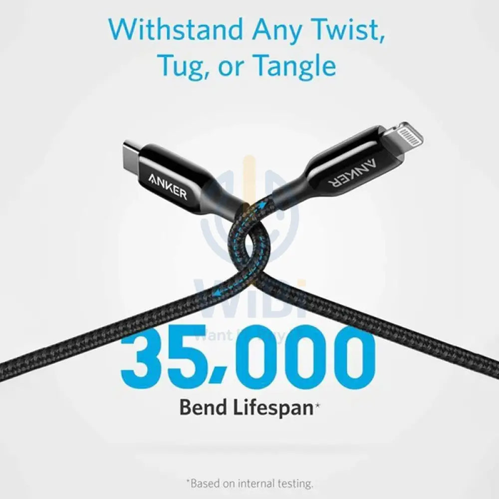 Anker PowerLine + III USBC to Lightning - 0.9m / Black Accessories > Cables & Converters > Cables > Offer Zone