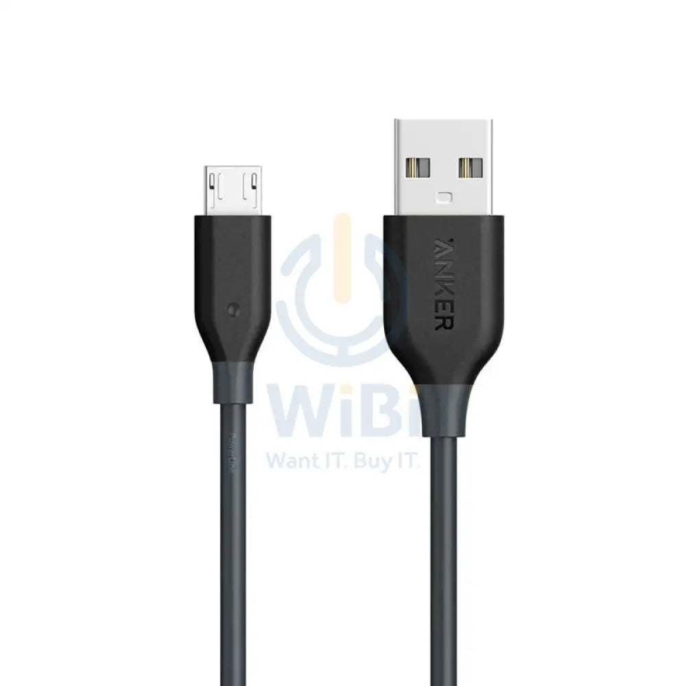 Anker -PowerLine Micro (0.9m) (Black 0.9m) Accessories > Cables & Converters > Cables > Offer Zone