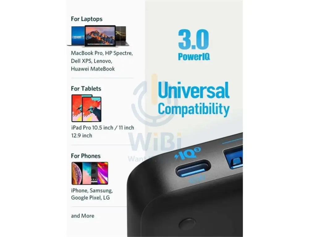 Anker Powerport Atom 3 Slim 4 Port Charging Hub - Blue Accessories > Mobiles & Tablets > Tablets