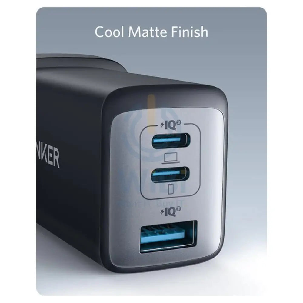 Anker PowerPort III 3-Port Adapter - 65W / USB-C / USB-A / Black