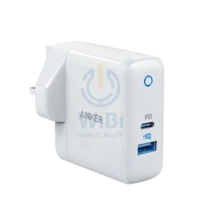 Anker PowerPort PD + 2 35W (20W PD + 15W) – White Accessories > Power Adapters