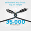 Anker Slimmer Yet Stronger PowerLine + III - USB-C to Lightning / 3ft / Red
