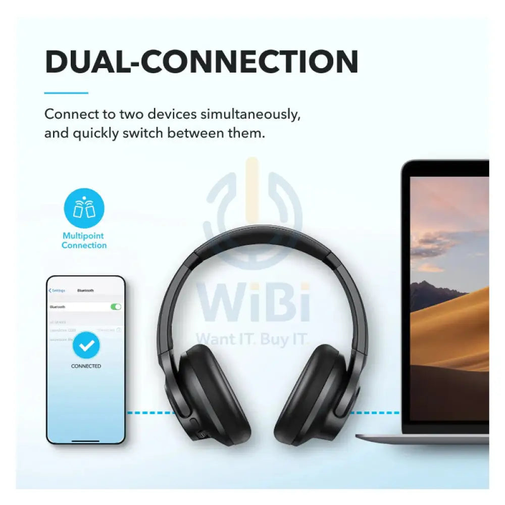 Anker Soundcore Q20i Wireless Headphone Bluetooth / Black Accessories > Audio > Headphones