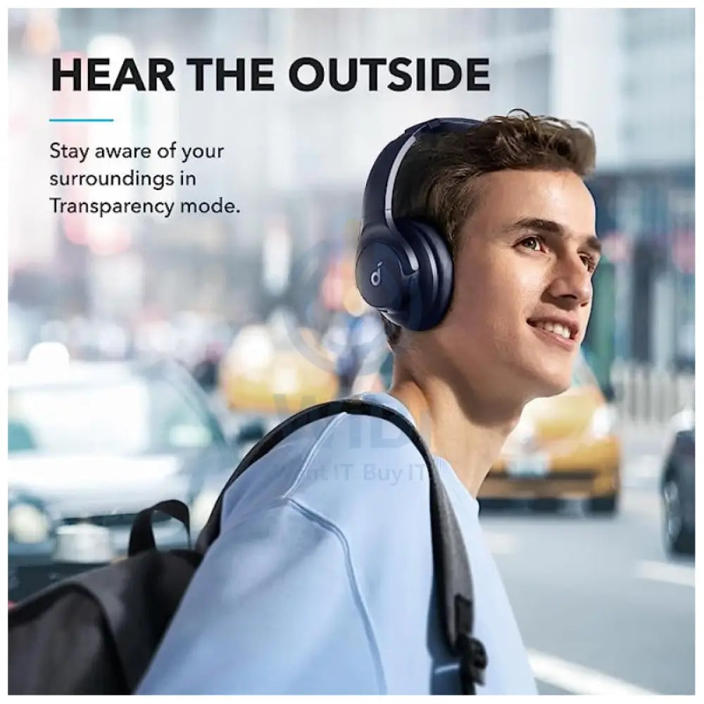 انكر ساوندكور Q20i لاسلكي سماعات الرأس - فوق الأذن / بلوتوث / أزرق اكسسوارات  الصوت > سماعات الرأس