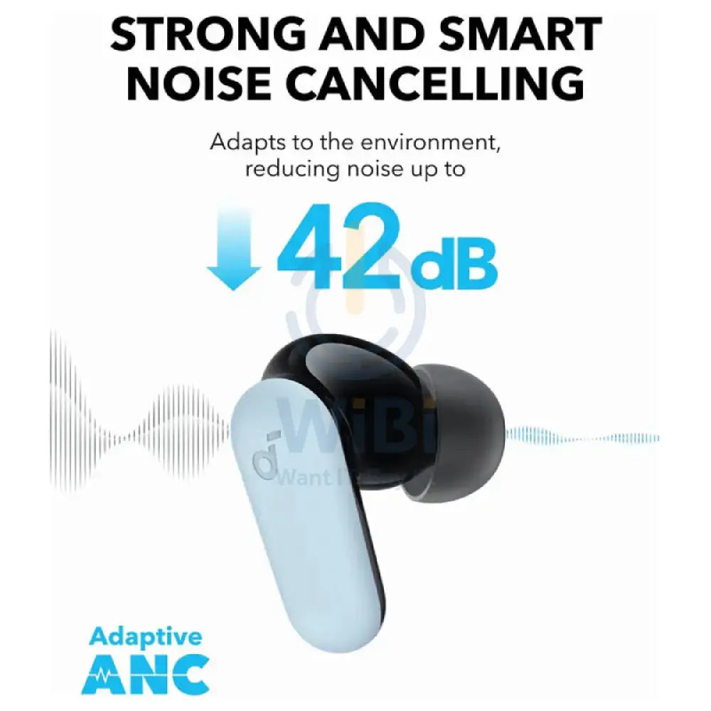 Anker Soundcore R50i Wireless Noise Cancelling Earbuds - In-Ear / Bluetooth / Blue Accessories > Audio > Headphones