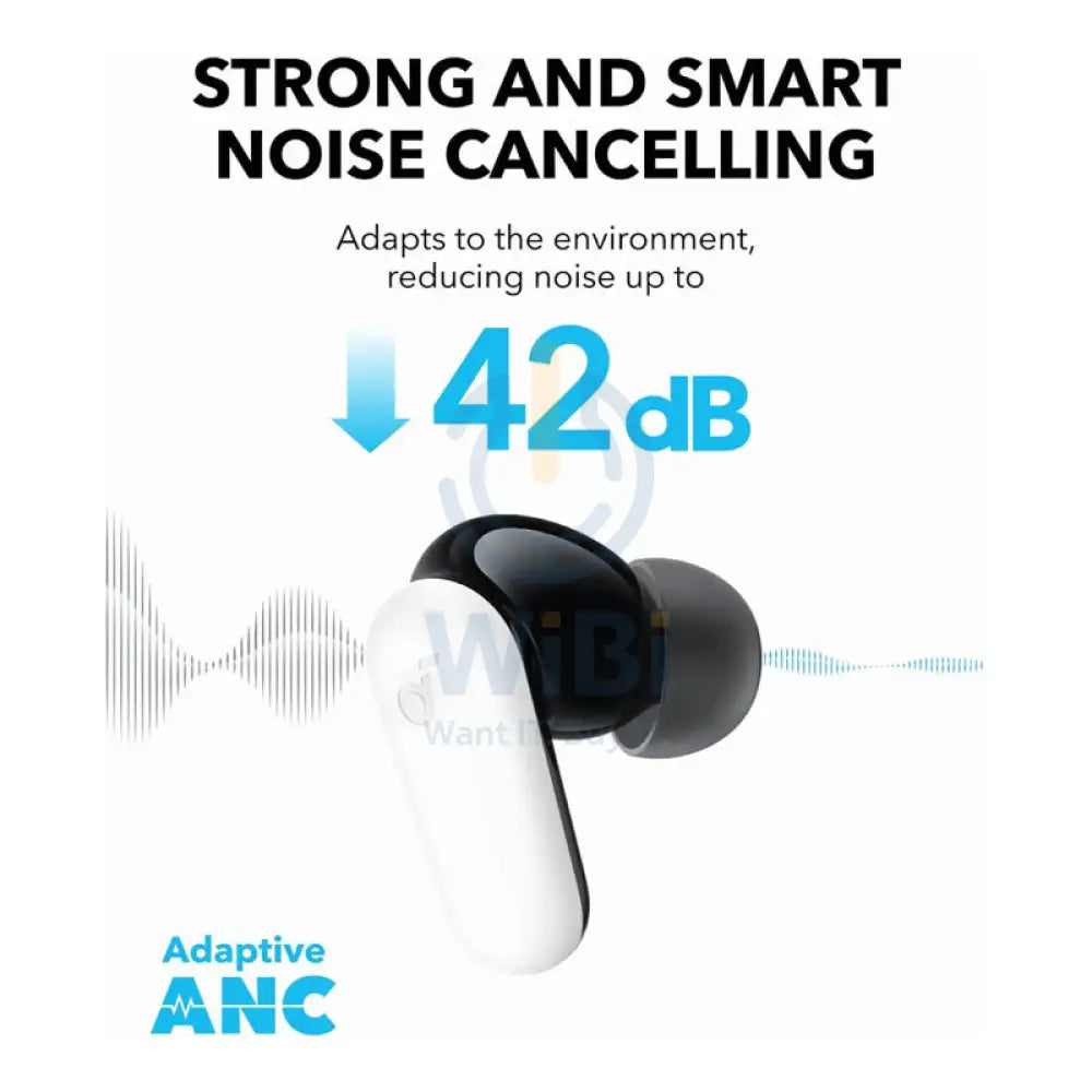 Anker Soundcore R50i Wireless Noise Cancelling Earbuds - In-Ear / Bluetooth / White Accessories > Audio > Headphones