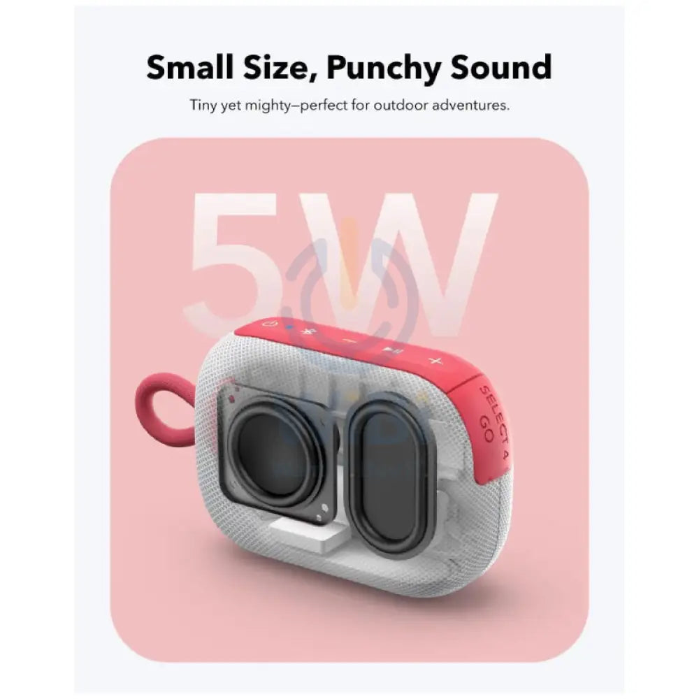 انكر ساوندكور سيليكت 4 مكبر جو - بلوتوث / 5 واط / أحمر اكسسوارات  الصوت > سماعات