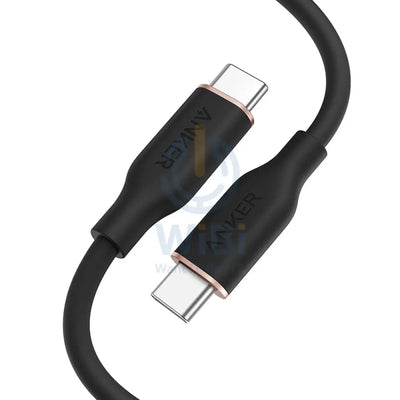 Anker Super Strong PowerLine lll Flow - USB-C to USB-C / 6ft / Black