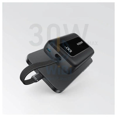 Anker Zolo Power Bank Built-In USB-C Cable - 20,000mAh / 30W / Black Accessories > Power Bank