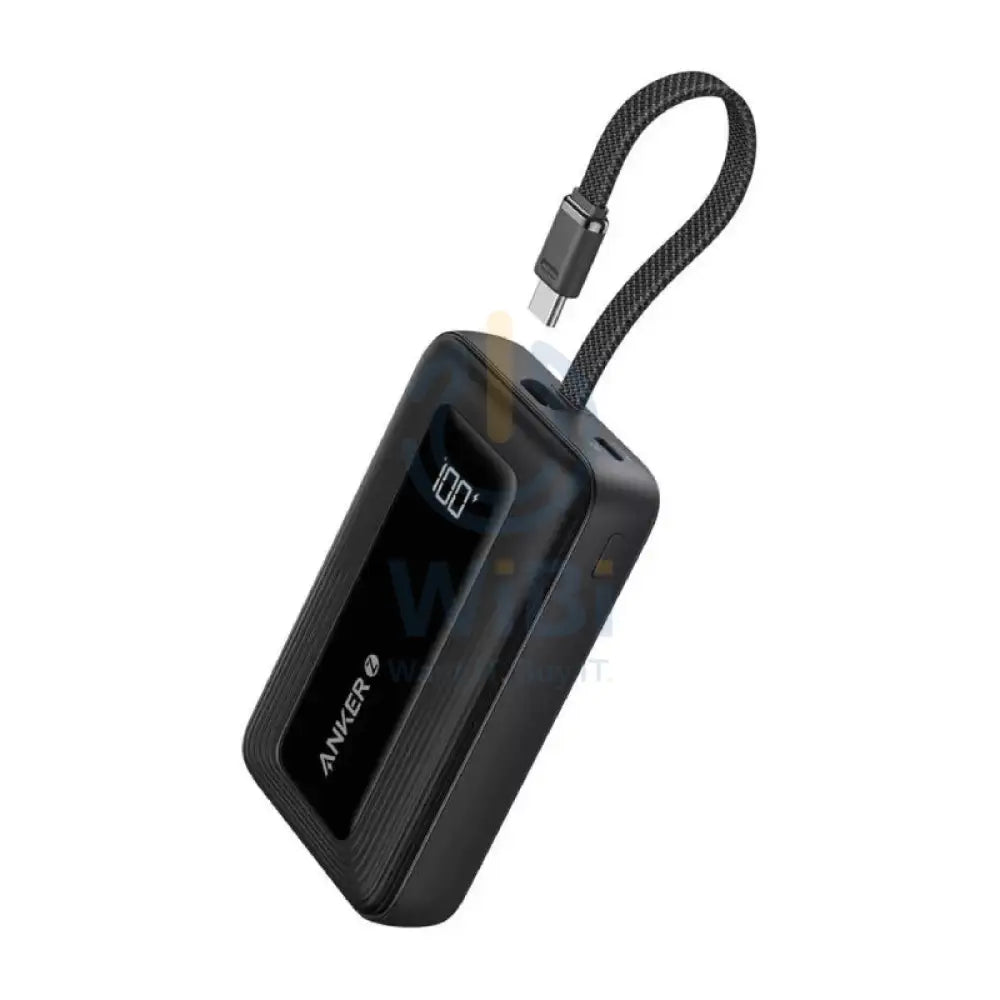 Anker Zolo Power Bank Built-In USB-C & Lightning Cable - 20,000mAh / 30W / Black Accessories > Power Bank