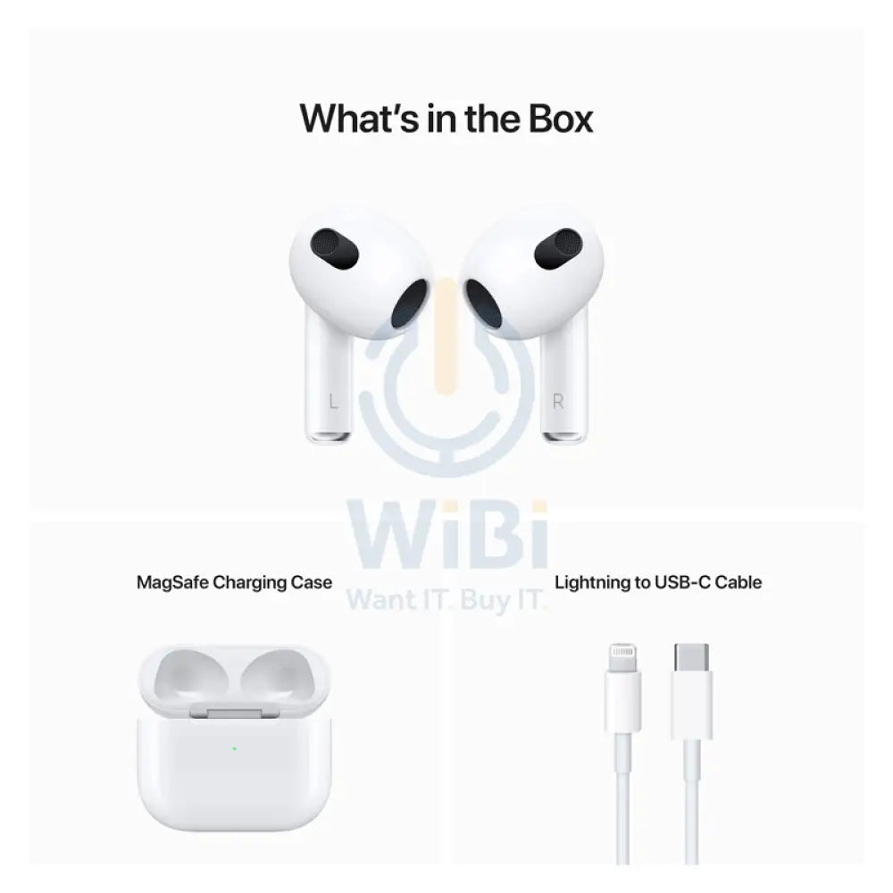 Apple Airpods (3rd generation) - Bluetooth 5.0 / White