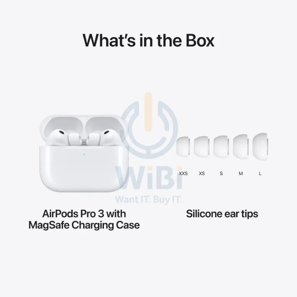 Pre-Order Apple AirPods Pro 3 - Bluetooth / USB-C / White Accessories > Audio > Headphones