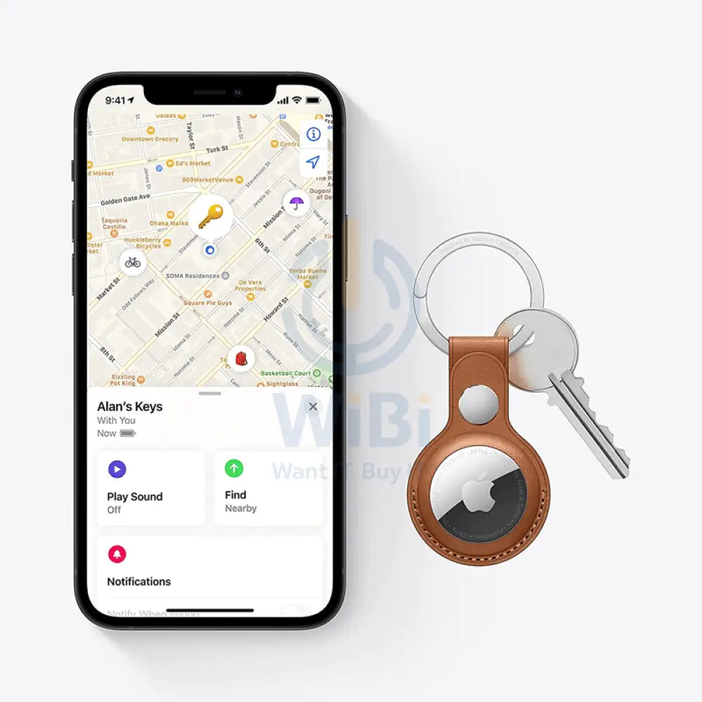 ابل تاق ايرتاج - بلوتوث / بلوتوث / أبيض - عبوة من 4 اكسسوارات > هواتف  تابلت > عرض منطقة