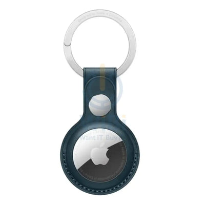 Apple AirTag Leather Key Ring - Baltic Blue Accessories > Other Accessories