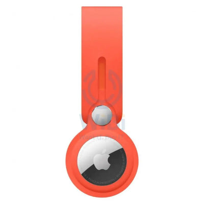 Apple AirTag Leather Loop - Electric Orange Accessories > Other Accessories