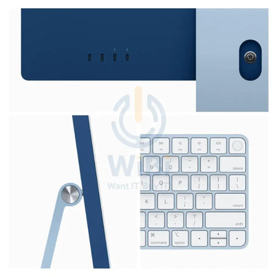 Apple iMac - 24’’ / M3 / 8-Core CPU / 10-Core GPU / 16-Core Neural Engine / 16GB RAM / 2TB SSD / Arb/Eng / Blue / 1YW