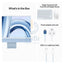 Apple iMac - 24’’ / M3 / 8-Core CPU / 10-Core GPU / 16-Core Neural Engine / 24GB RAM / 2TB SSD / Arb/Eng / Blue / 1YW