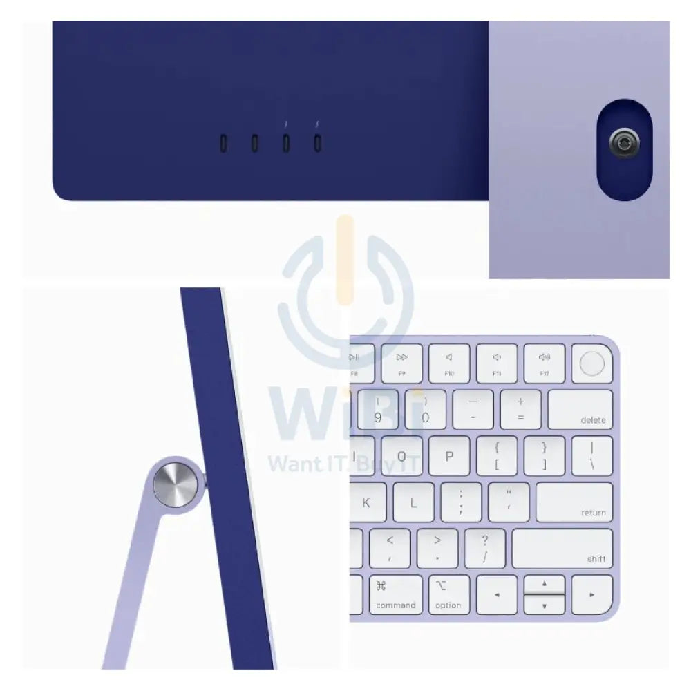 Apple iMac - 24’’ / M3 / 8-Core CPU / 10-Core GPU / 16-Core Neural Engine / 8GB RAM / 512GB SSD / Arb/Eng / Purple