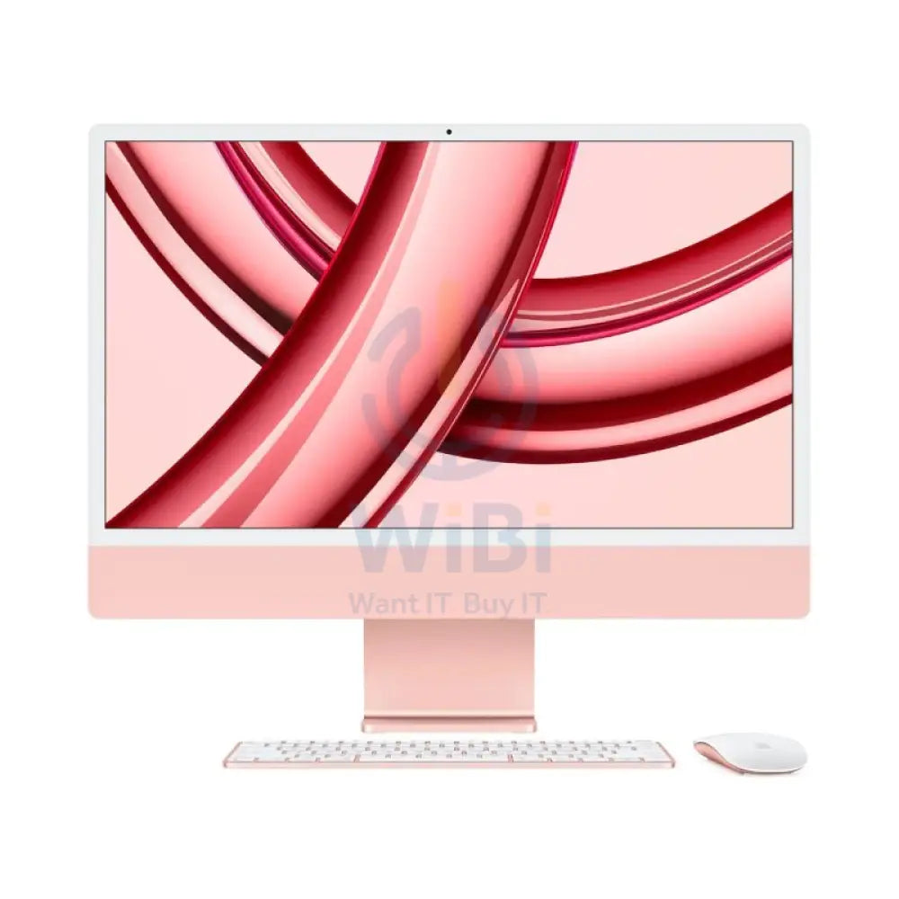 Apple iMac - 24’’ / M3 / 8-Core CPU / 8-Core GPU / 16 Core Neural Engine / 8GB RAM / 256GB SSD / Arb/Eng / Pink / 1YW