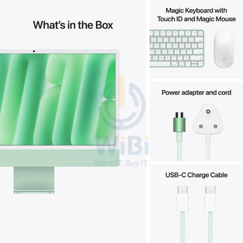 Apple iMac - 24’’ Standard Glass / M4 / 10-Core CPU / 10-Core GPU / 16 Core Neural Engine / 16GB RAM / 512GB SSD