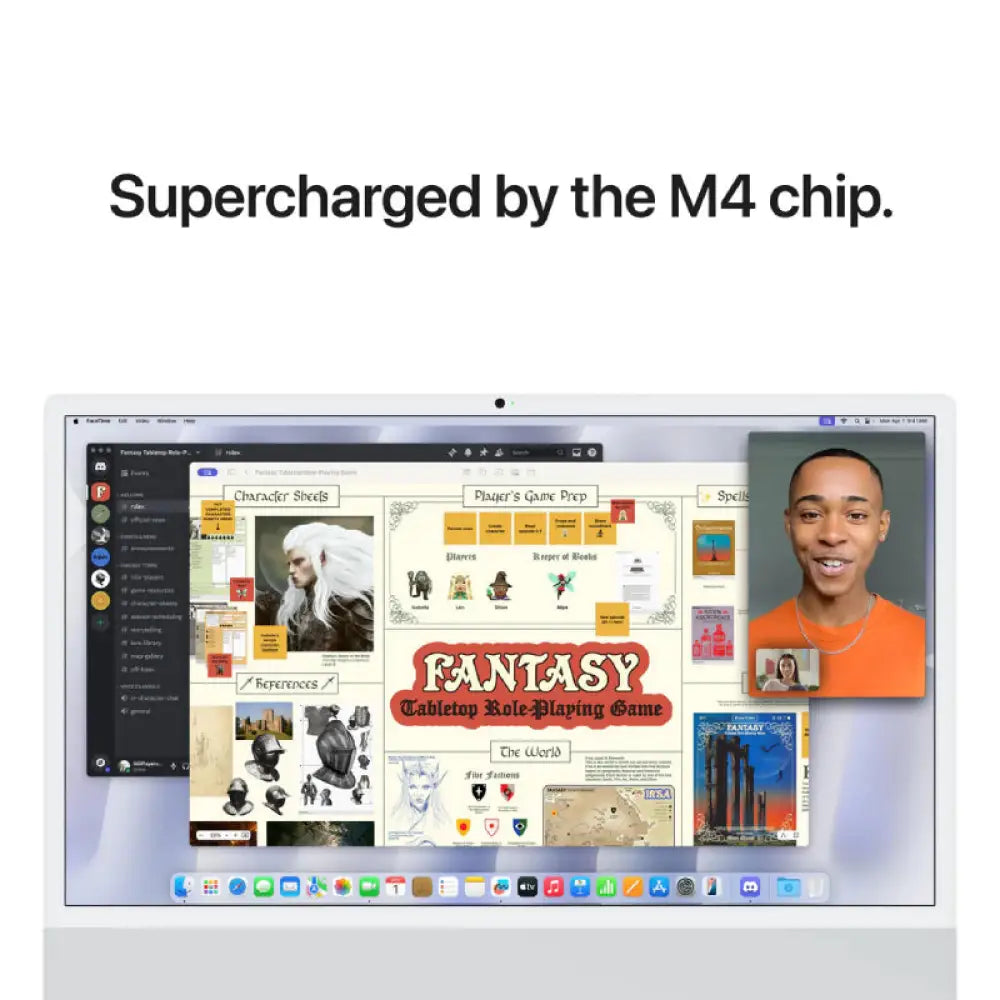 Apple iMac - 24’’ Standard Glass / M4 / 10-Core CPU / 10-Core GPU / 16 Core Neural Engine / 24GB RAM / 1TB SSD