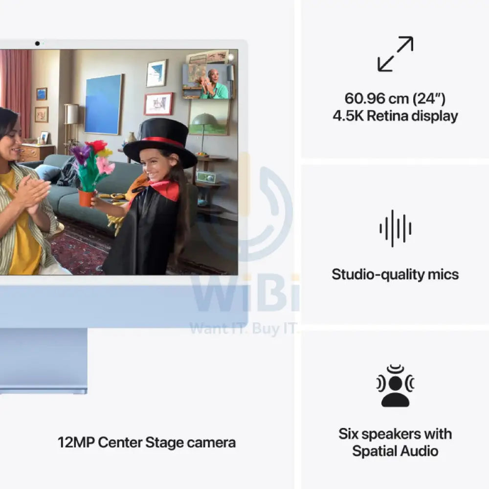 Apple iMac - 24’’ Standard Glass / M4 / 10-Core CPU / 10-Core GPU / 16 Core Neural Engine / 32GB RAM / 1TB SSD