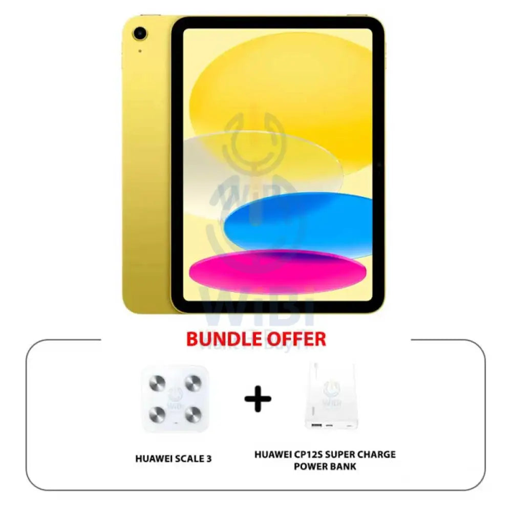 Apple iPad 11th Gen A16 (2025) / 11 inch / 128GB / WiFi / YELLOW Bundle Offer Mobiles & Tablets > Tablets