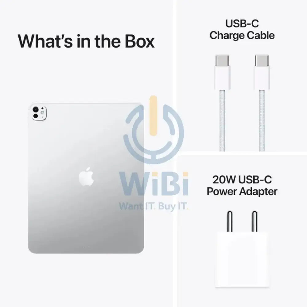 Apple iPad Pro M5 (2025) with Standard Glass / 13’’ / 256GB / Wi-Fi + Cellular / SILVER Mobiles & Tablets > Tablets