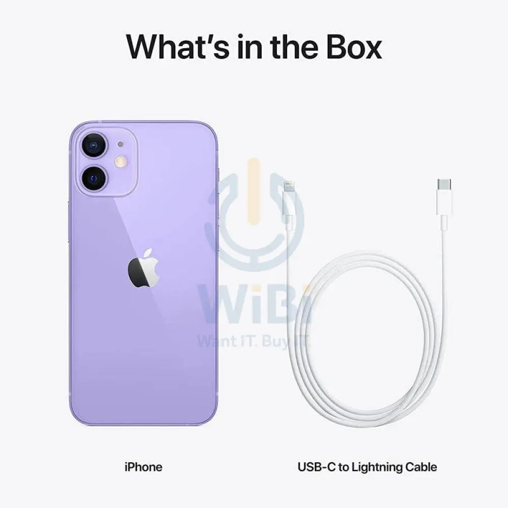 Apple iPhone 12 Mini - 256GB / 5.4’’ Super Retina XDR / Wi-Fi / 5G / Purple - Mobile Mobiles & Tablets > Mobiles >