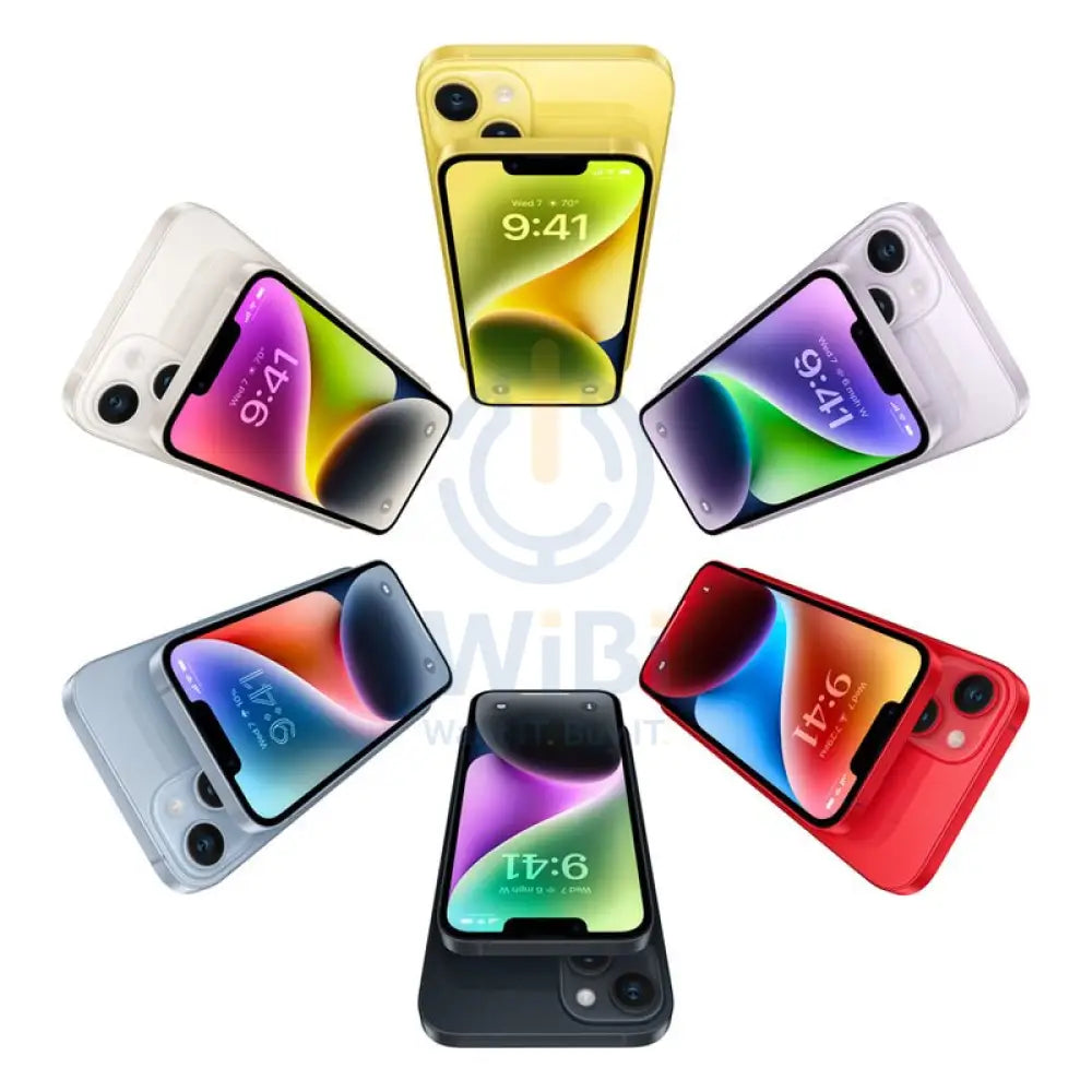 ابل ايفون 14 بلس - 256 جيجابايت / أصفر / أصفر / 5جي / 6.7'' هواتف  تابلت > هواتف