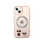 Apple iPhone 14 Plus- Pink Karl Lagerfeld Magsafe PC/TPU Case With Ring Accessories > Mobiles & Tablets > Mobiles
