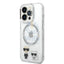 Apple iPhone 14 Pro Max - Silver Karl Lagerfeld Magsafe PC/TPU Case With Ring Accessories > Mobiles & Tablets > Mobiles