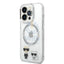 Apple iPhone 14 Pro - Silver Karl Lagerfeld Magsafe PC/TPU Case With Ring Accessories > Mobiles & Tablets > Mobiles