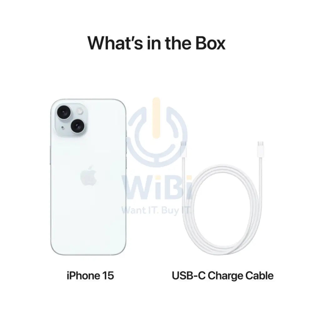 Apple iPhone 15 - 256GB / Blue / 5G / 6.1’’ Mobiles & Tablets > Mobiles