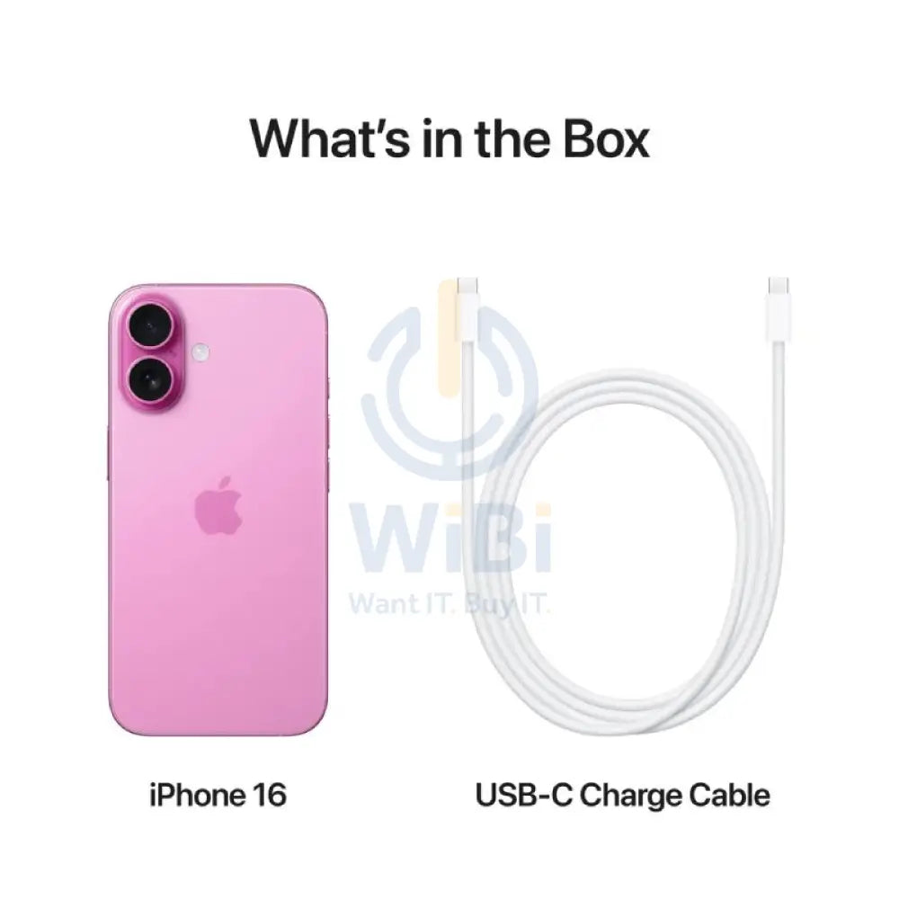 Apple iPhone 16 - 128GB / Pink / 5G / 6.1’’ Mobiles & Tablets > Mobiles