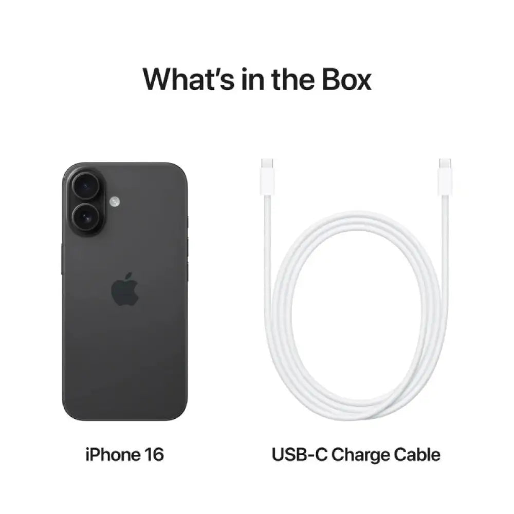 Apple iPhone 16 - 256GB / Black / 5G / 6.1’’ Mobiles & Tablets > Mobiles