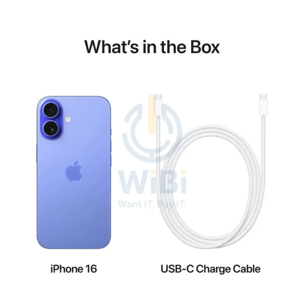 Apple iPhone 16 - 512GB / Ultramarine / 5G / 6.1’’ Mobiles & Tablets > Mobiles