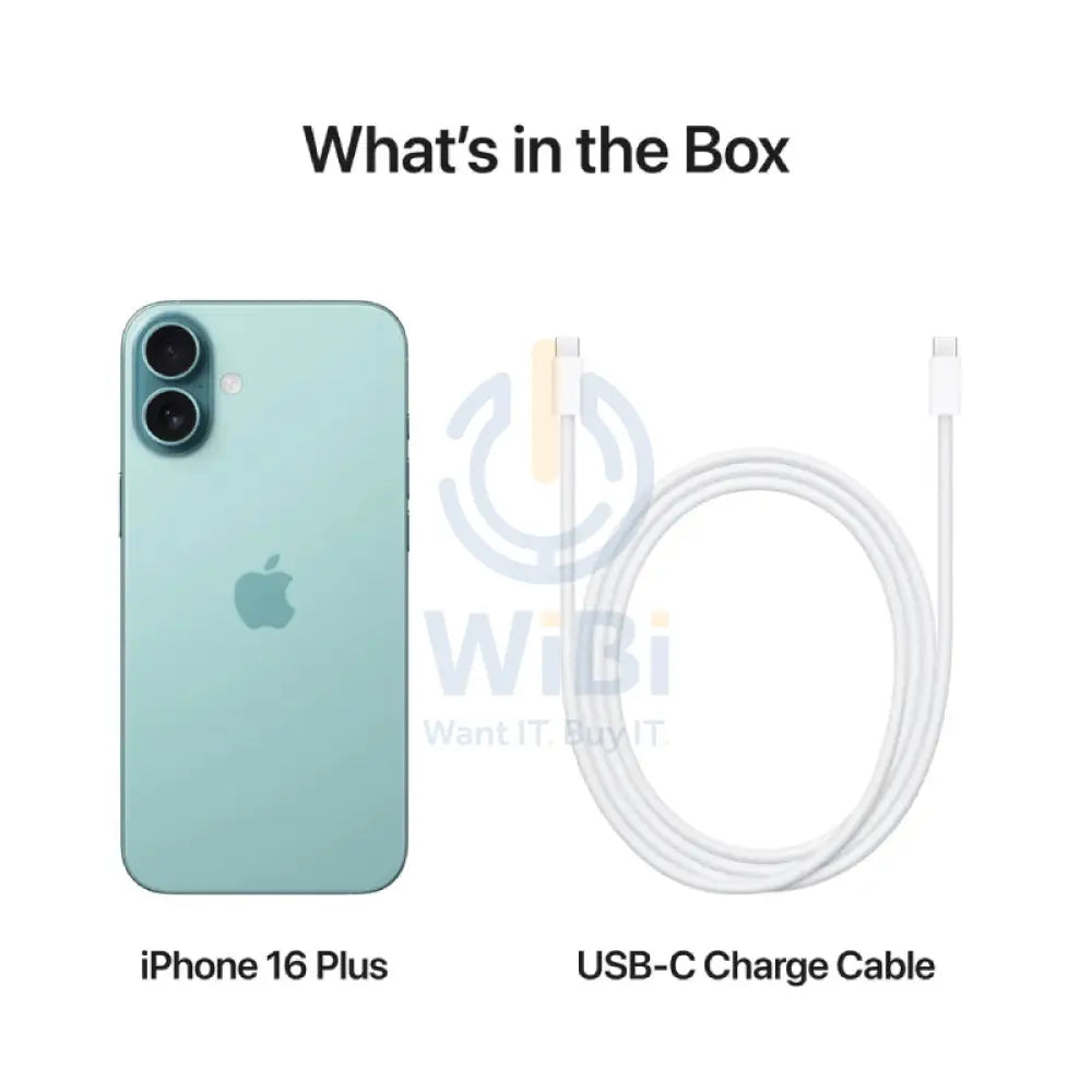 ابل ايفون 16 بلس - 128 جيجابايت / تركواز / تركواز / 5جي / 6.7'' هواتف  تابلت > هواتف