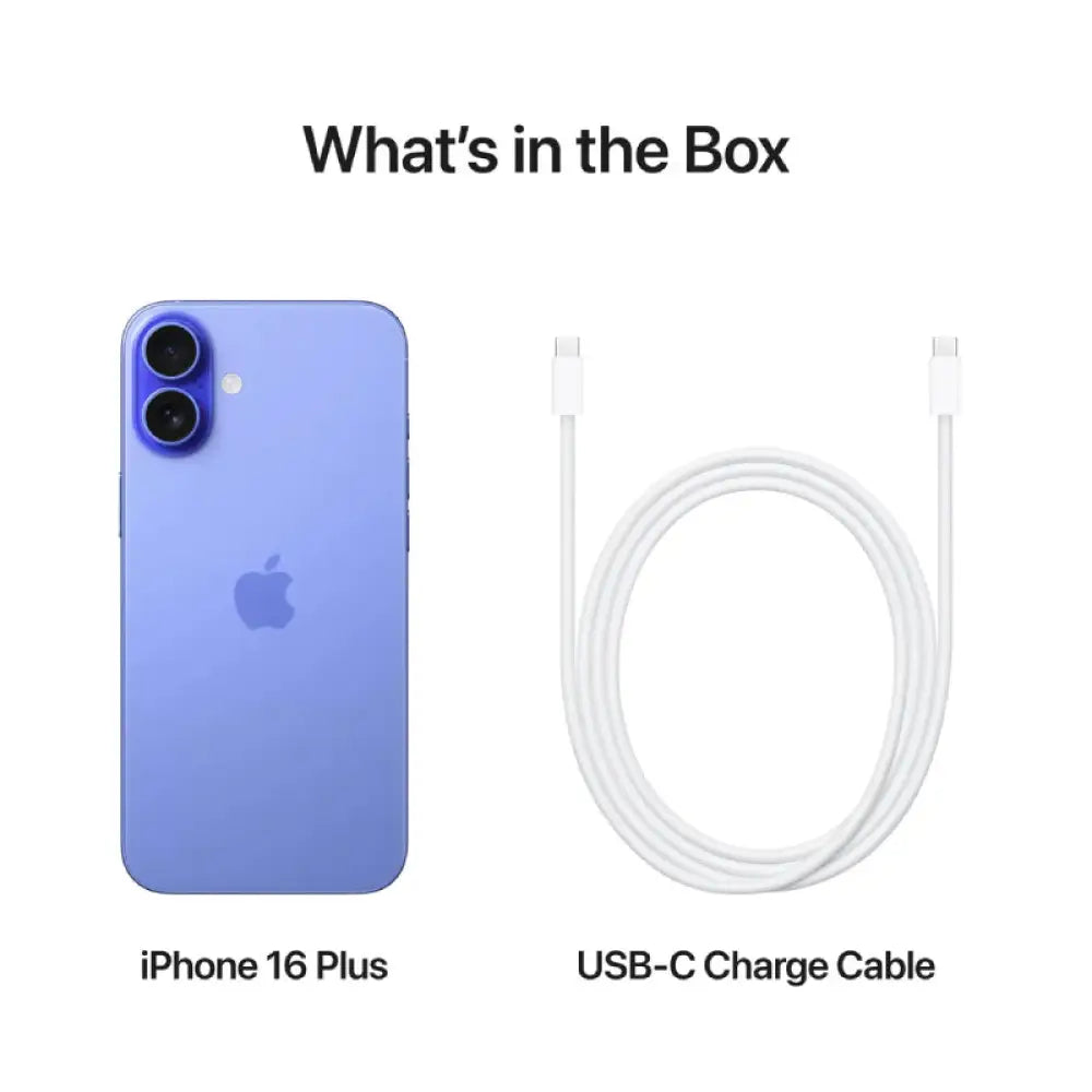 Apple iPhone 16 Plus - 256GB / Ultramarine / 5G / 6.7’’ / Middle East Version Mobiles & Tablets > Mobiles
