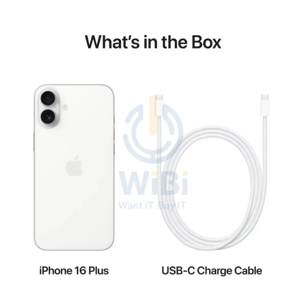 Apple iPhone 16 Plus - 512GB / White / 5G / 6.7’’ / Middle East Version Mobiles & Tablets > Mobiles