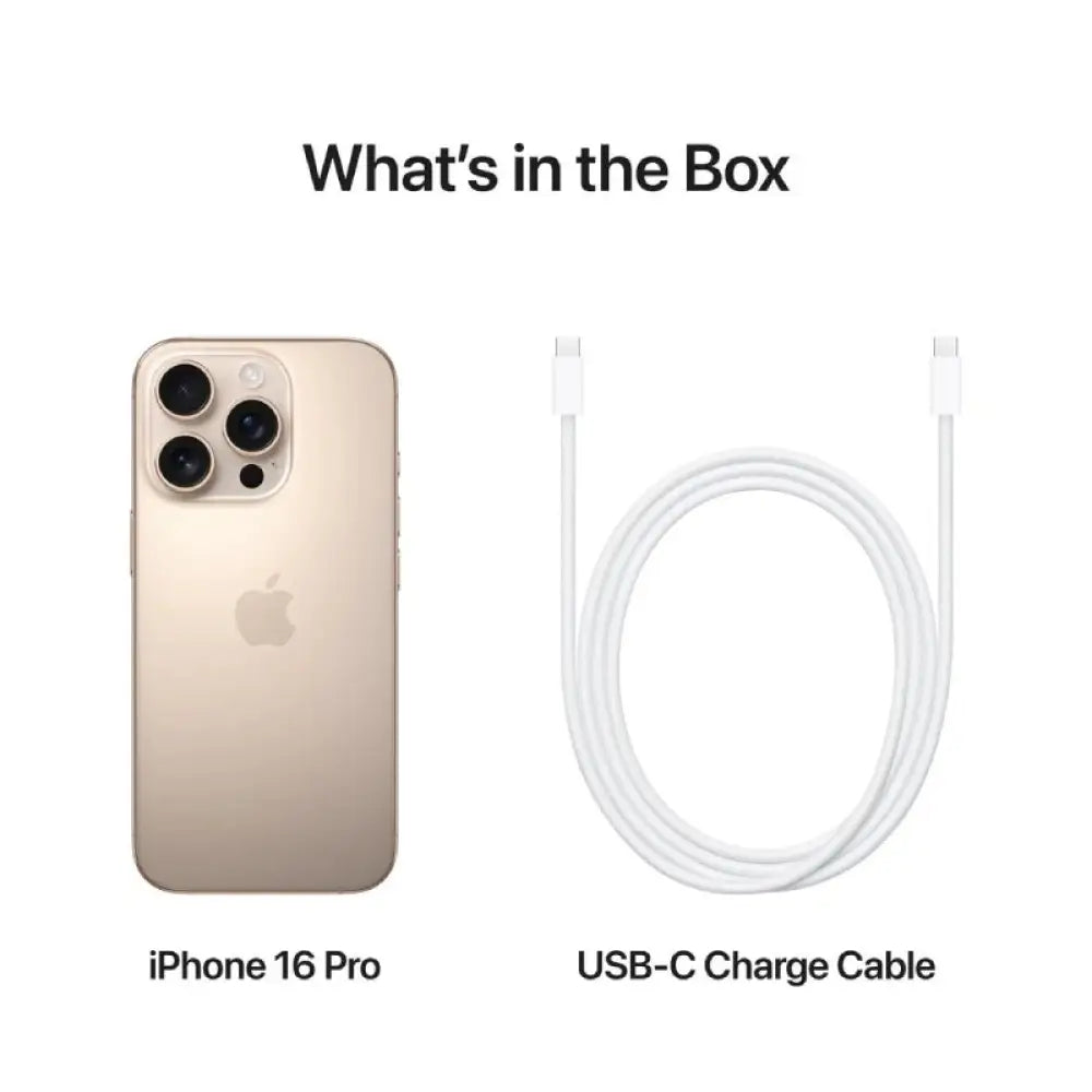 Apple iPhone 16 Pro - 512GB / Desert Titanium / 5G / 6.3’’ / Middle East Version Mobiles & Tablets > Mobiles