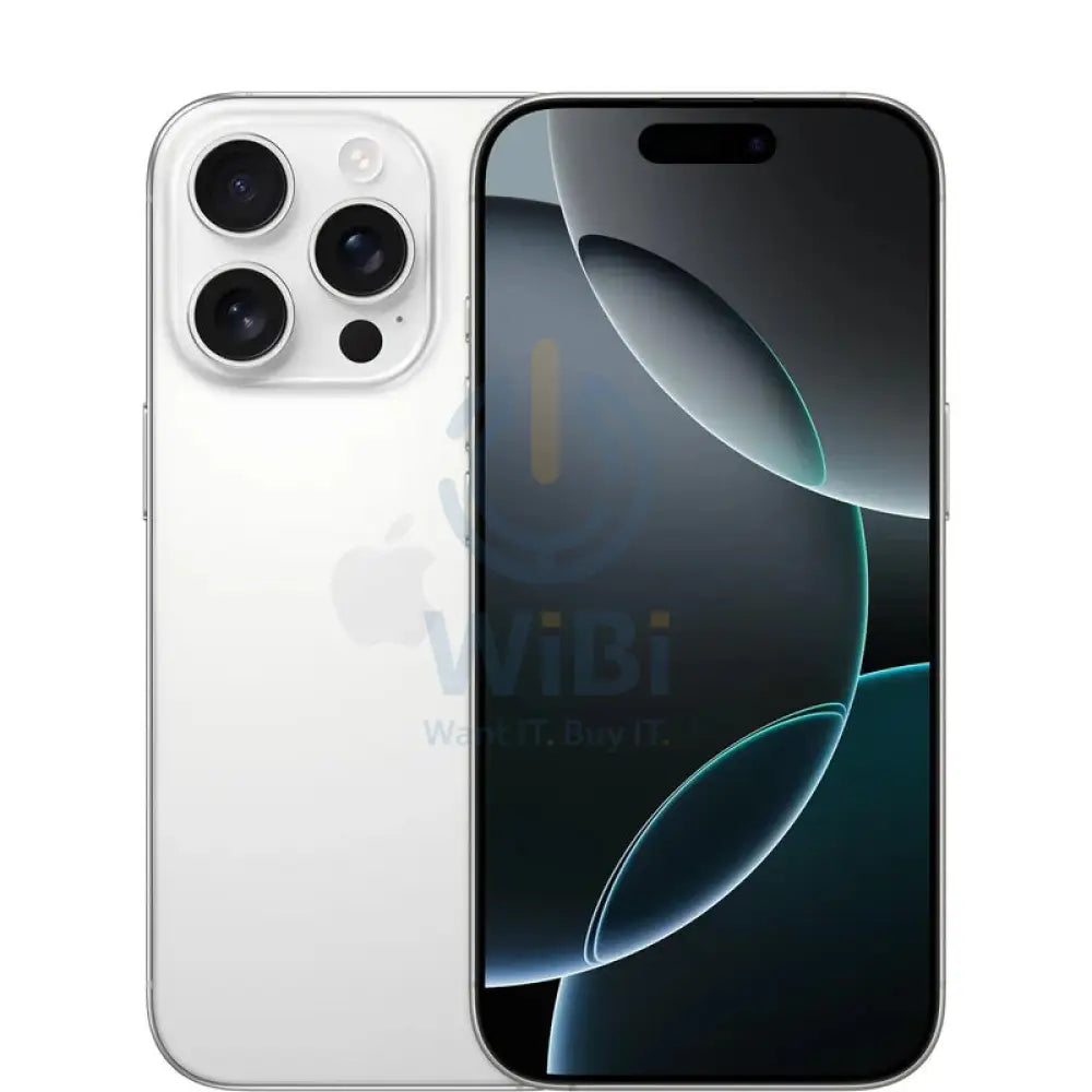 Apple iPhone 16 Pro - 512GB / White Titanium / 5G / 6.3’’ Mobiles & Tablets > Mobiles