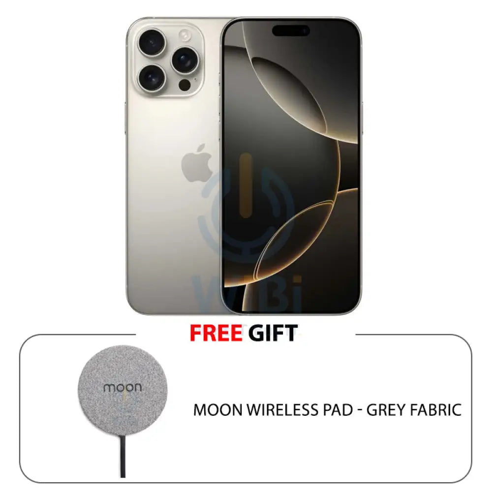 Apple iPhone 16 Pro Max - 512GB / Natural Titanium / 5G / 6.9’’ / Middle East Version Mobiles & Tablets > Mobiles