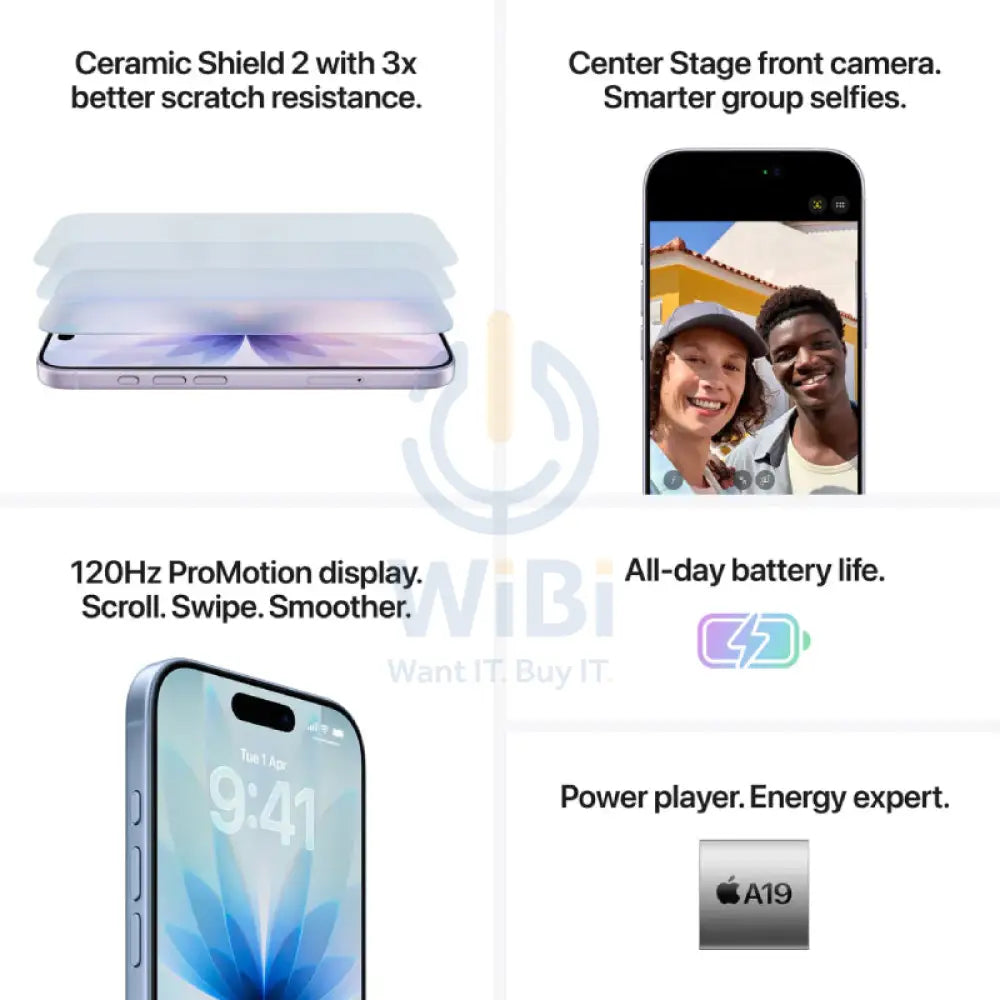 Pre-order Apple iPhone 17 - 256GB / Lavender / 5G / 6.3’’ Mobiles & Tablets > Mobiles